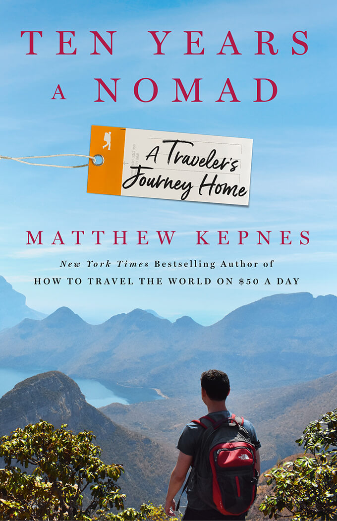 book cover for ten years a nomad