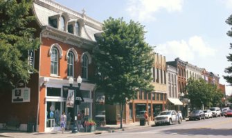 The charming and historic downtown of Franklin, TN"